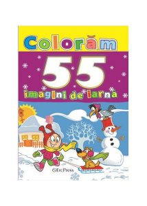 Colorăm 55 imagini de iarnă