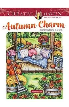 Creative Haven Autumn Charm Coloring Book de Teresa Goodridge