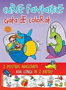 Curse fantastice. Gata de colorat. 2 postere amuzante mai lungi de 2 metri!
