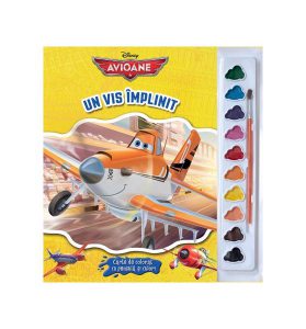 Disney. Avioane. Un vis împlinit (pensulă   acuarele)
