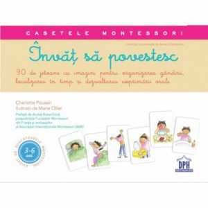 Invat sa povestesc - caseta cu un ghid de 32 de pagini si 90 de jetoane pentru relatat povesti