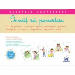 Invat sa povestesc - caseta cu un ghid de 32 de pagini si 90 de jetoane pentru relatat povesti