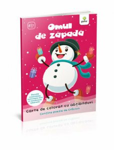 Omul de zapada. Carte de colorat cu abtibilduri