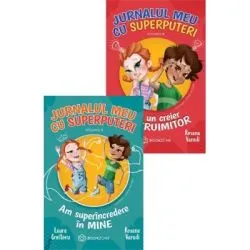 Pachet Jurnalul meu cu superputeri, 2 volume de Laura Croitoru