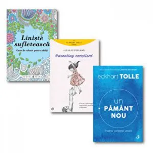Pachet Liniste sufleteasca. Parenting constient. Un pamant nou de Susan Stiffelman