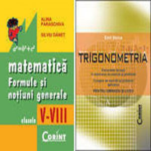 Pachet: Matematica. Formule si notiuni generale - Trigonometria