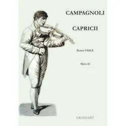 Capricii pentru viola. Opus 22 de Bartolomeo Campagnoli