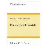 Contracte civile speciale de Manuela Lavinia Istratoaie