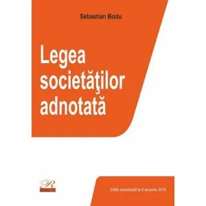 Legea societatilor adnotata de Sebastian Bodu