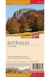 Muntii Gutaiului. Harta de drumetie