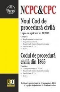 Noul Cod de procedura civila, Codul de procedura civila din 1865. Editie actualizata la 10.09.2014