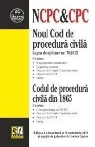 Noul Cod de procedura civila, Codul de procedura civila din 1865. Editie actualizata la 10.09.2014