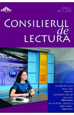 Consilierul de lectura Nr. 3 din 2015