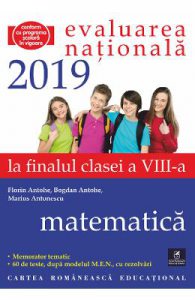 Evaluarea nationala 2019. Matematica
