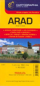 Harta turistica - Arad