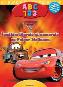 Invatam literele si numerele cu Fulger McQueen. Jocuri logice si pagini de colorat