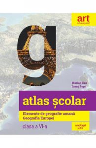 Atlas scolar. Elemente de geografie umana. Geografie Europei