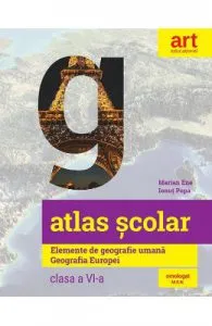 Atlas scolar. Elemente de geografie umana. Geografie Europei
