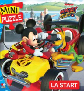 Disney junior. mini puzzle. mickey si pilotii. la start