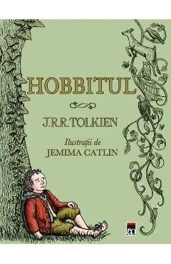 Hobbitul (editie ilustrata) de J.R.R. Tolkien