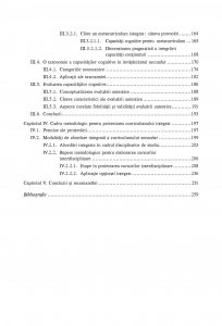 Integrare curriculara si dezvoltarea capacitatilor cognitive