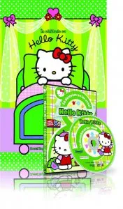 Pachet Hello Kitty 2: DVD Sa decoram un loc vesel si carte In calatorie cu Hello Kitty
