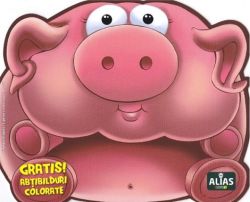 Porcul. Abtibilduri colorate   jucarie