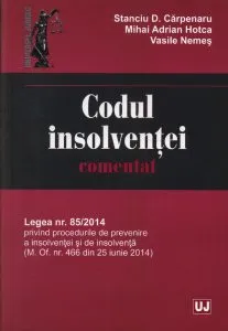 Codul insolventei comentat de Mihai Adrian Hotca
