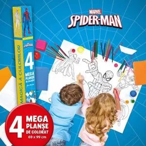 Disney. Spider-Man. Lumea Magica A Culorilor. 4 Megaplanse