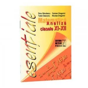 Esential.Analiza XI-XII de Dumitru Savulescu