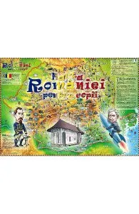 Harta Romaniei pentru copii
