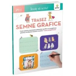 Invat sa scriu! Trasez semne grafice 5-6 ani