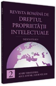 Revista romana de dreptul proprietatii intelectuale Nr.2 iunie 2020