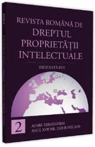 Revista romana de dreptul proprietatii intelectuale Nr.2 iunie 2020