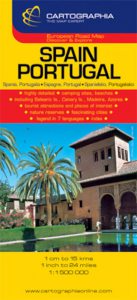 Harta rutiera - Spania, Portugalia