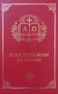 Noul Testament cu Psalmii - format 053 grena aurit de Aprobarea Sfantului Sinod