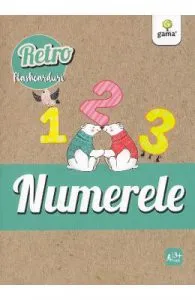 Numerele. Retro flashcarduri