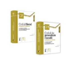 PACHET. Codul de procedura fiscala si Codul fiscal comentat si adnotat cu legislatie secundara si complementara 2023