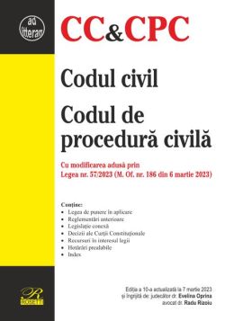 Codul civil. Codul de procedură civilă. Act. 4 octombrie 2020