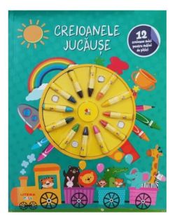 Creioanele jucăușe - carte de colorat