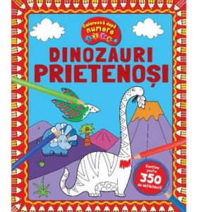 Dinozauri prietenosi - Coloreaza dupa numere