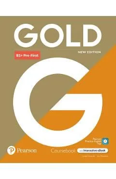 Gold B1Pre-First CoursebookInteractive eBook de Jon Naunton