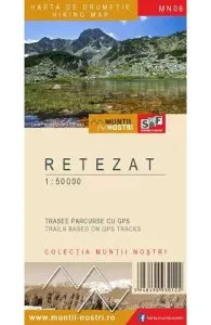 Muntii Retezat. Harta de drumetie. Muntii nostri