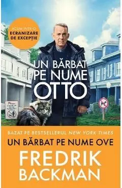 Un barbat pe nume Ove. Coperta film de Fredrik Backman