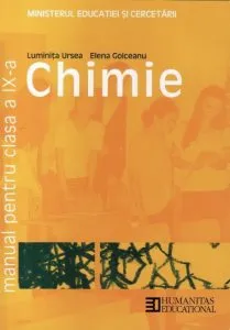 Chimie. Manual pentru clasa a IX-a. Editia 2015 de Luminita Ursea