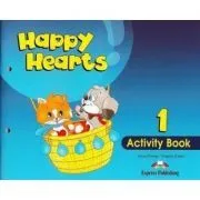 Happy Hearts 1, Activity Book, Curs de limba engleza pentru prescolari de Jenny Dooley