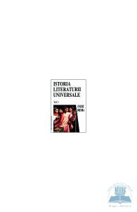 Istoria literaturii universale-vol. I, II