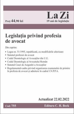 Legislaţia privind profesia de avocat