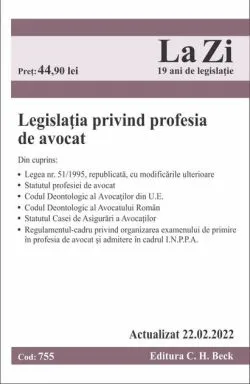 Legislaţia privind profesia de avocat