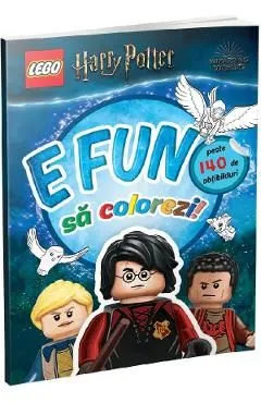 Lego Harry Potter: E fun sa colorezi! Carte de colorat cu abtibilduri de Autor Anonim